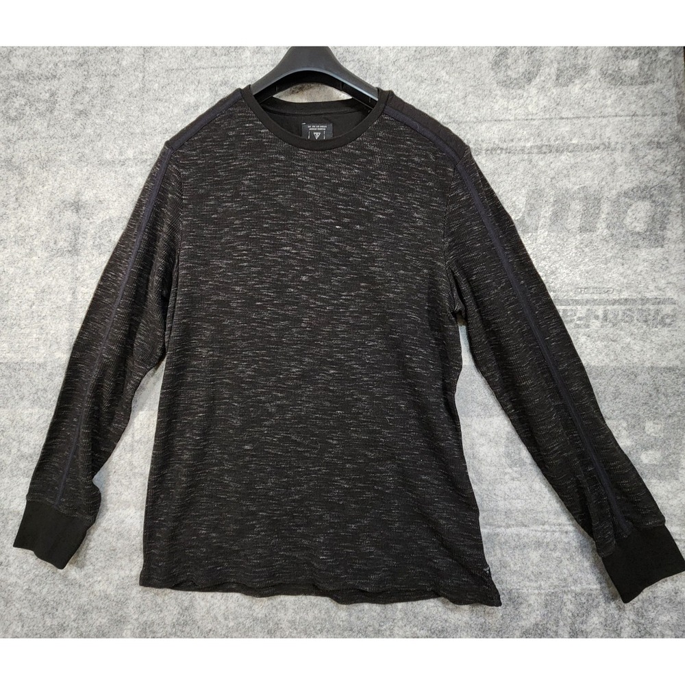 Guess‎ Sweater Mens 2XL Black Long Sleeve Pattern
